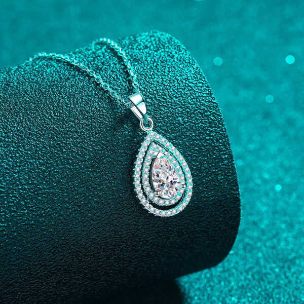 Heart Necklace for Women Gift for Her Heart Pendent 925 Sterling Silver Dance Necklace for Anniversary Christmas Valentines - Image 5