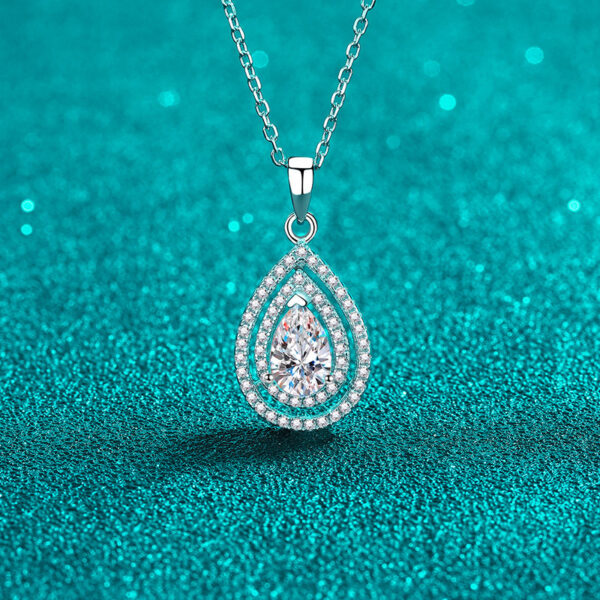 Heart Necklace for Women Gift for Her Heart Pendent 925 Sterling Silver Dance Necklace for Anniversary Christmas Valentines - Image 4