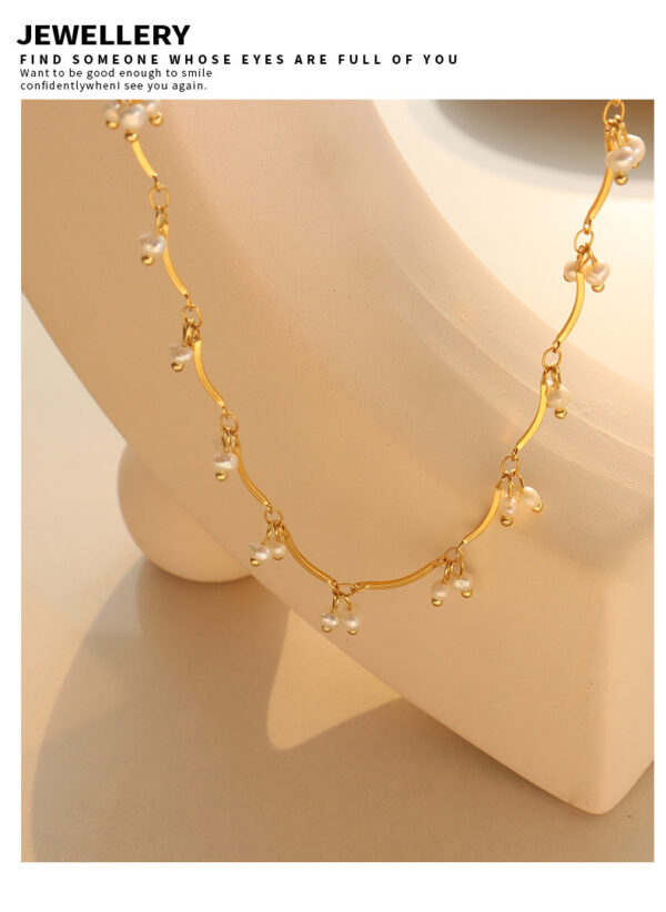 Natural freshwater pearl necklace for Women Girls - Image 7