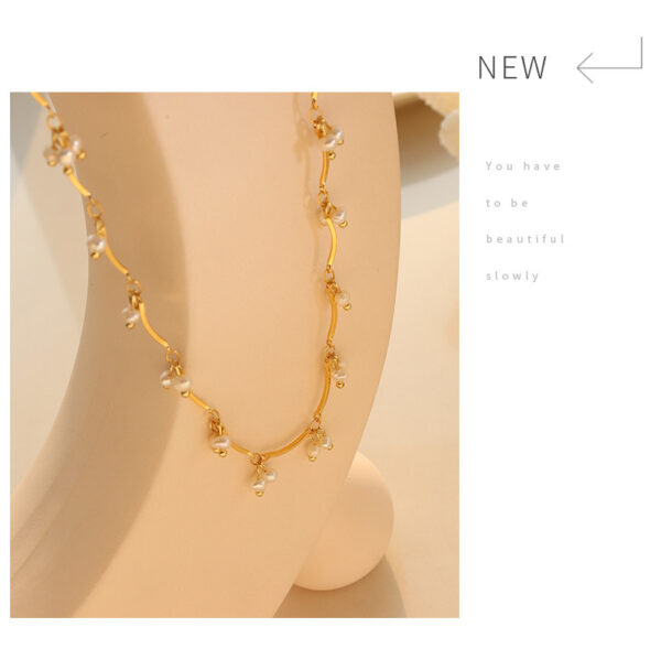 Natural freshwater pearl necklace for Women Girls - Image 6