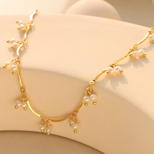 Natural freshwater pearl necklace for Women Girls - Image 5