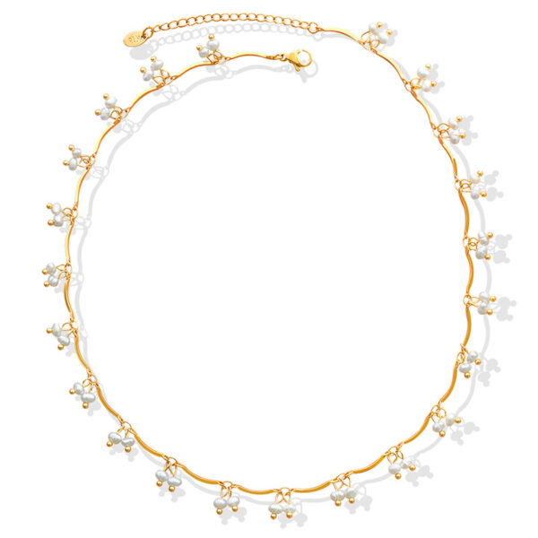 Natural freshwater pearl necklace for Women Girls