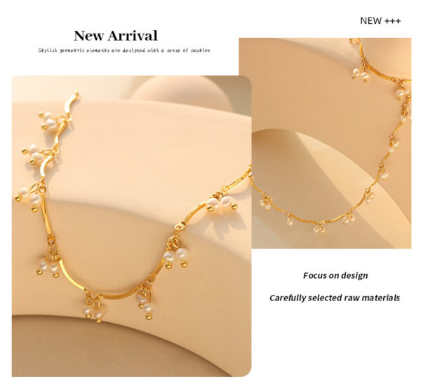 Natural freshwater pearl necklace for Women Girls - Image 4