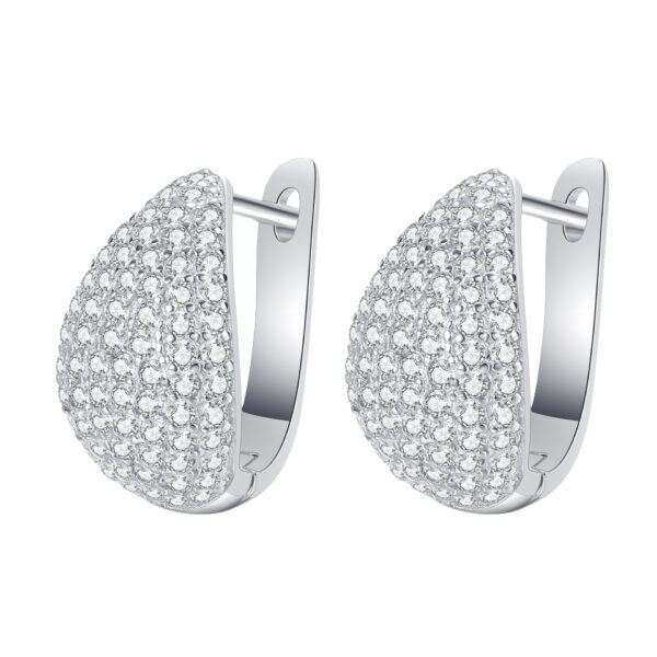 Shuidi Pear Moissanite Stud Earrings for Women 925 Sterling Silver Jewelry Gifts