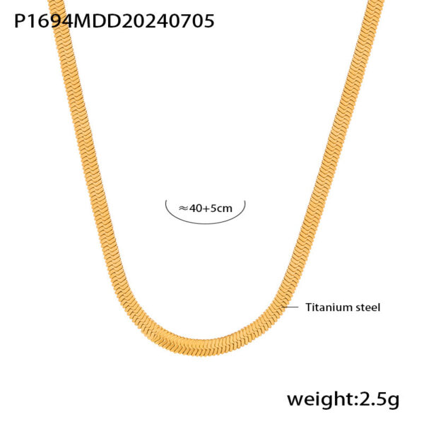 Layered Choker Necklace for Women Collarbone Chain Necklace for Women to Bring Good Luck - Image 6